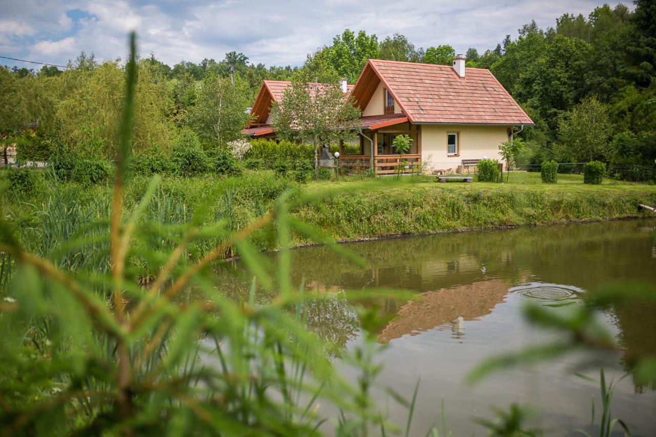 Domki Nad Stawem. Polańczyk Kültér fotó